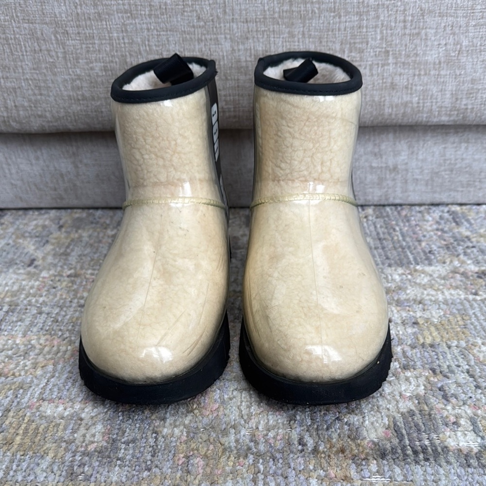 UGG Beige and Black Winter Boots - Picture 2 of 2